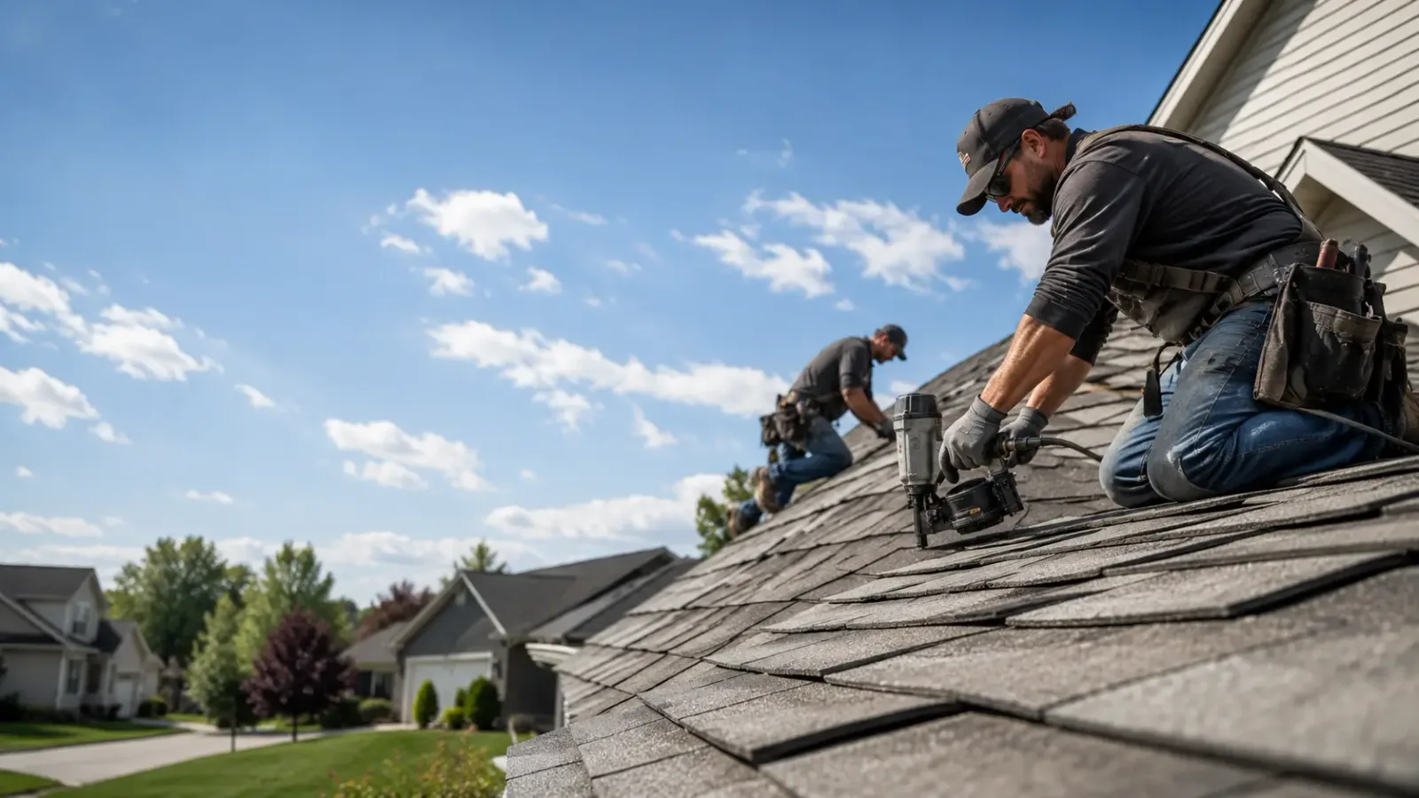 Storm Damage Roof Repair in Ohlman, IL near me